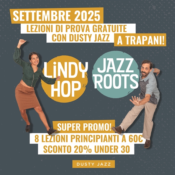LEZIONI DI PROVA A TRAPANI! LEZIONI DI PROVA A TRAPANI!